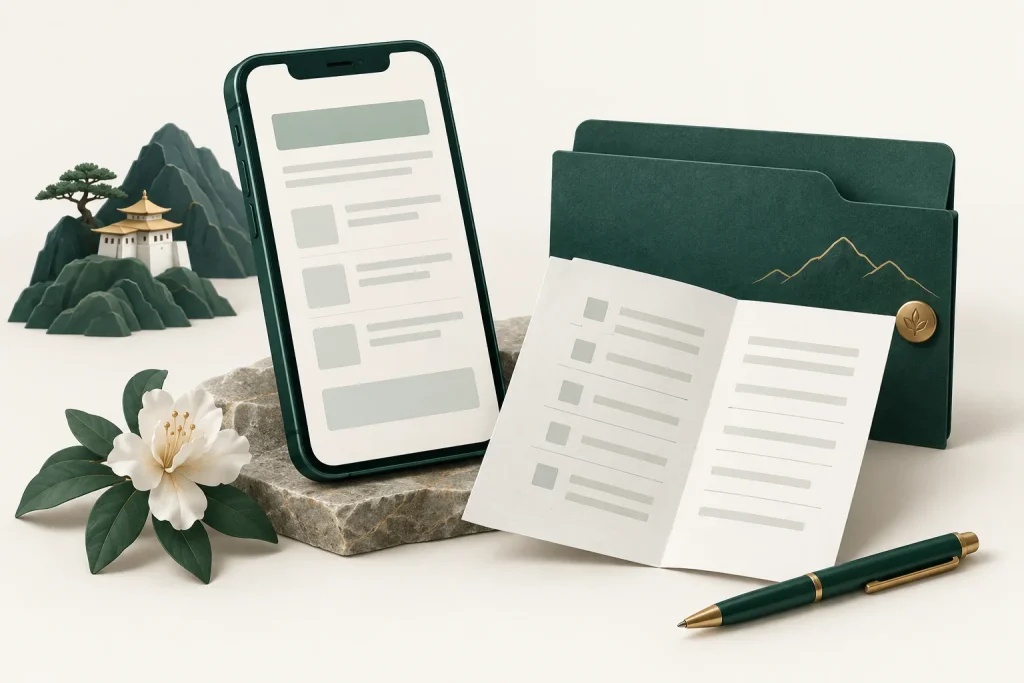 Conceptual mobile entry records and a paper reference